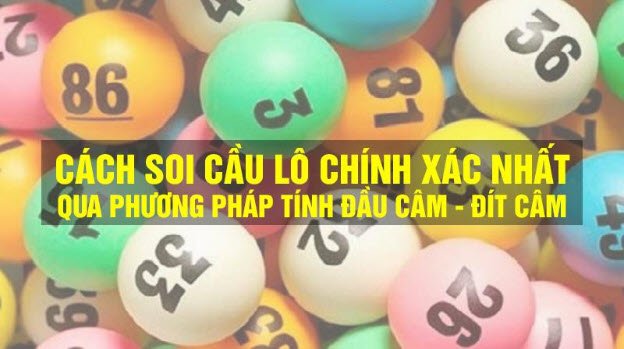 Soi cầu lô tính đầu câm - đuôi câm